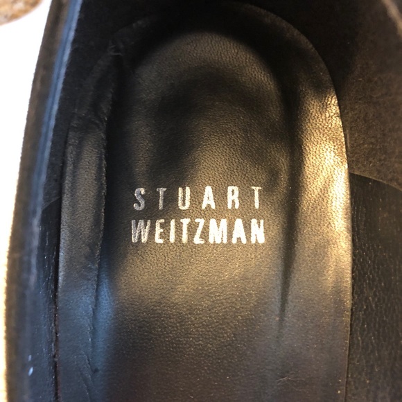 Stuart Weitzman Suede Open Toed Pumps - Picture 2 of 8
